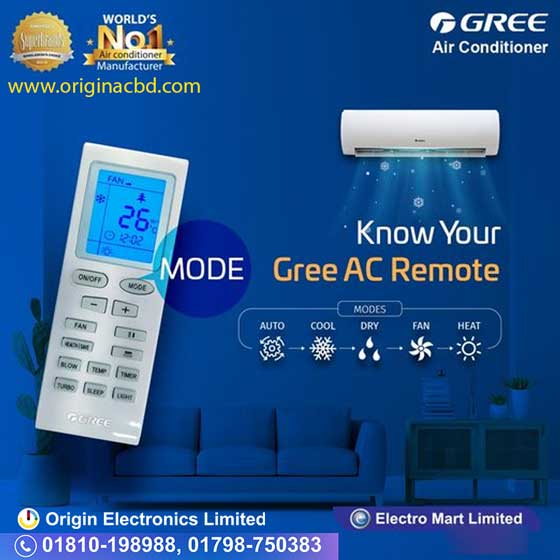 Gree AC Remote Functions